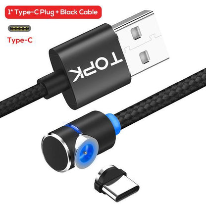 Magnetic Cable Micro Usb Cable 360 Degree Rotate Magnetic Charge Phone Charging Cord Wire