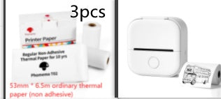 Portable Mini Thermal Label  Home Photo Printer Bluetooth-compatible Mini Label Printer Price Tag