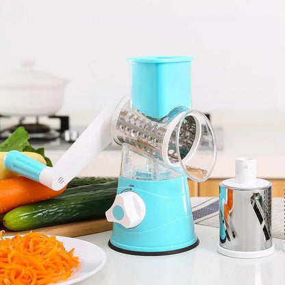 Hand drum rotary grater