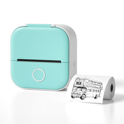 Portable Mini Thermal Label  Home Photo Printer Bluetooth-compatible Mini Label Printer Price Tag