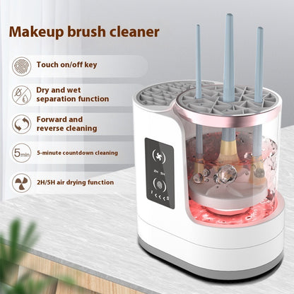 Electric   Rechargeable  Automatic Makeup Brush Cleaning Stand Device